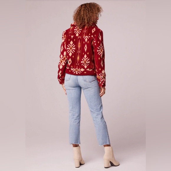 B.O.G. Collective Melrose Jacket in Garnet Gold Size Small MSRP $114 - Picture 2 of 4